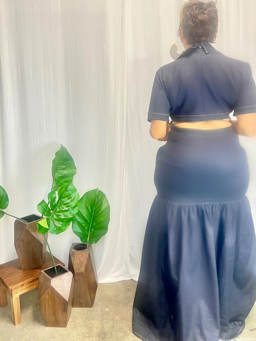 TEKOYA DENIM DRESS