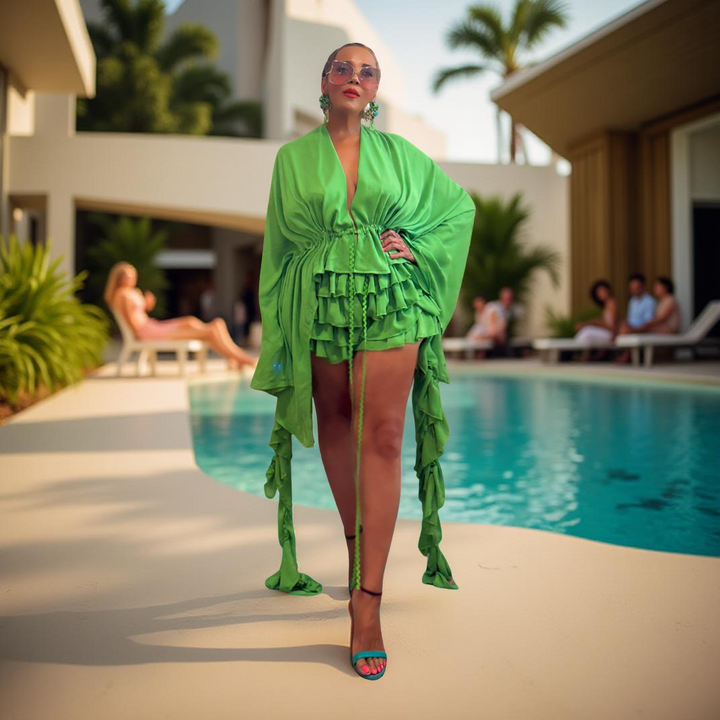 DESTINY GREEN TWO-PIECE SET